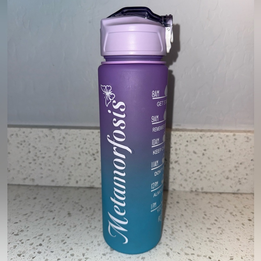 Purple and Blue Metamorfosis Water Bottle